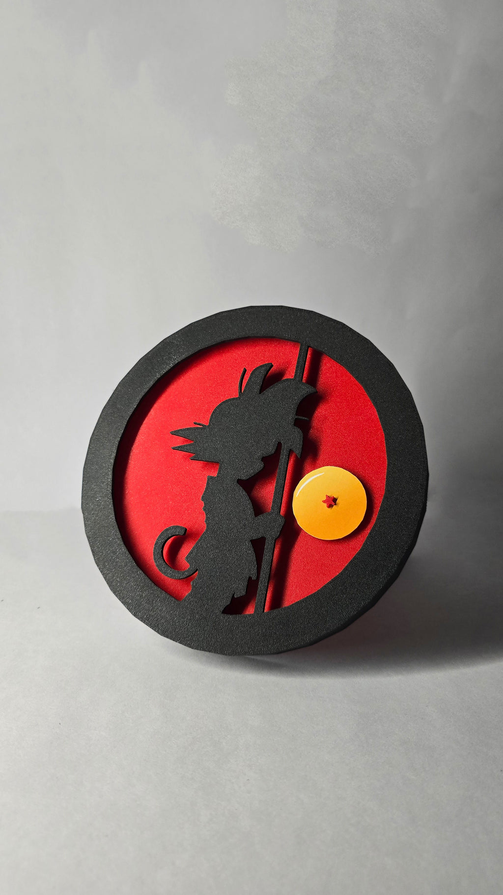 Cuadro circular de Goku
