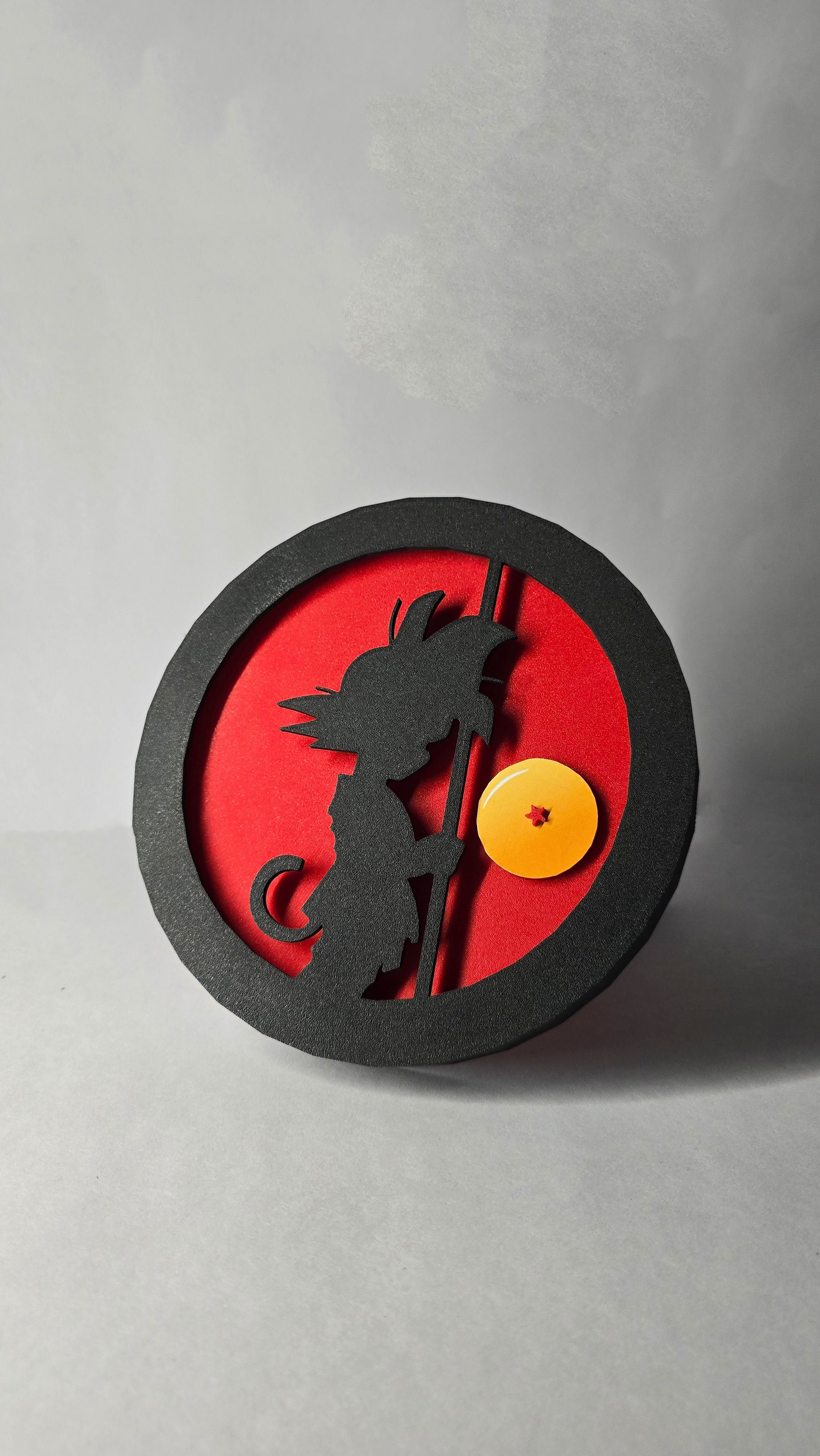 Cuadro circular de Goku