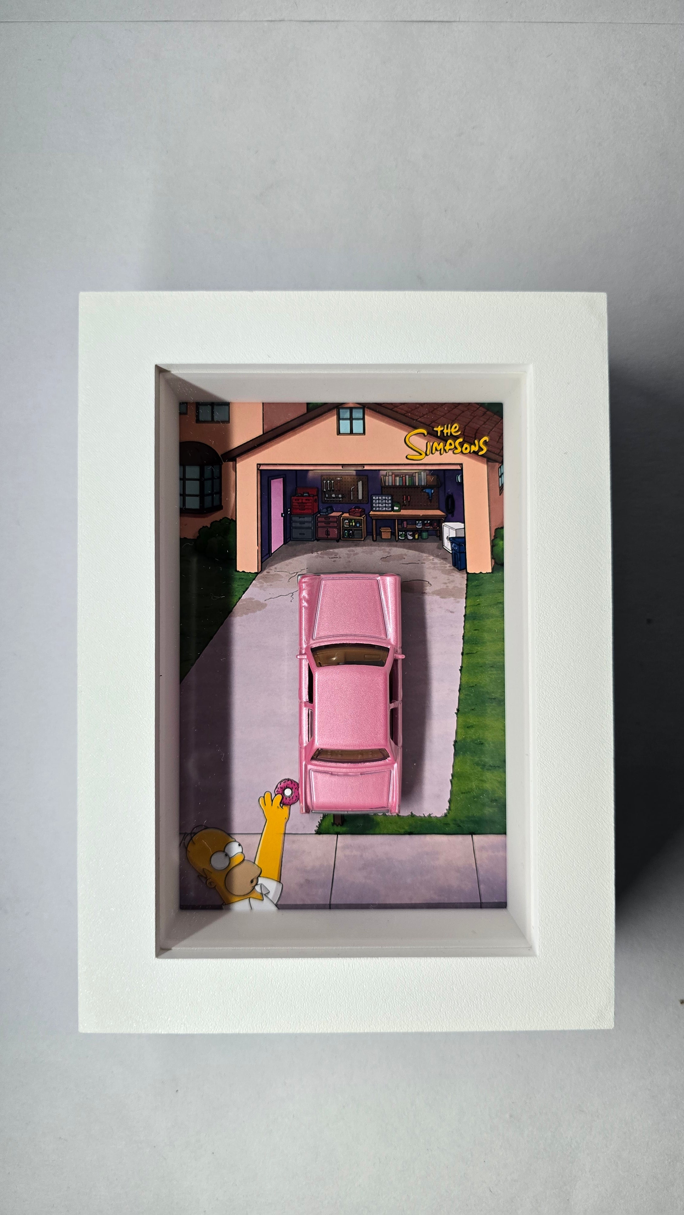Cuadro Auto Rosa de Homero