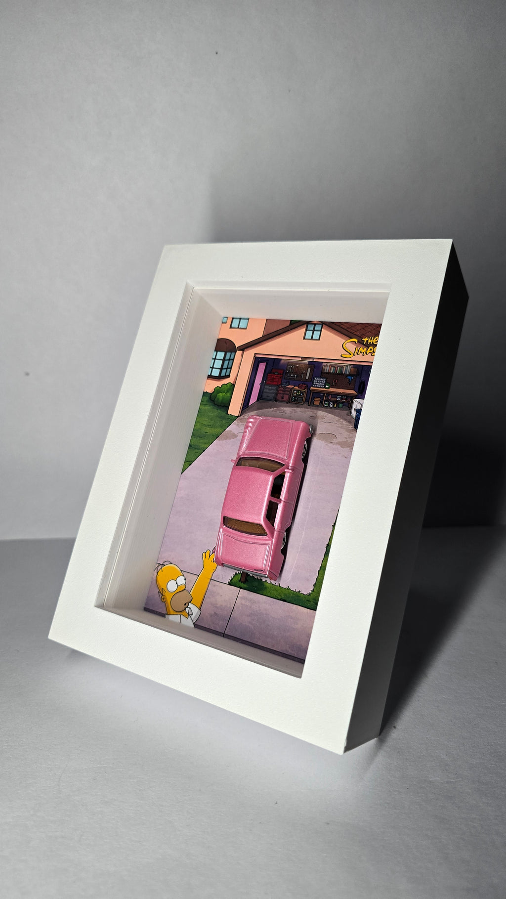 Cuadro Auto Rosa de Homero