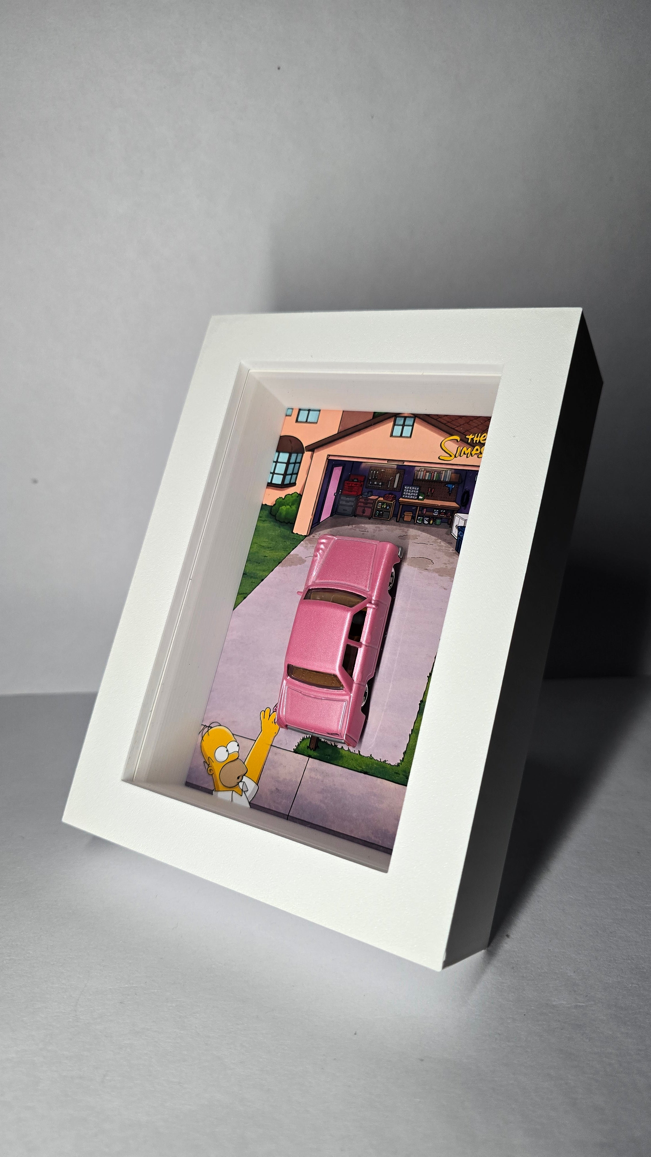 Cuadro Auto Rosa de Homero